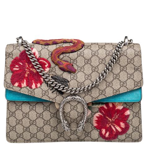 gucci blooms blue dionysus embroidered|gucci dionysus suede.